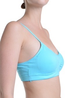 SEAMLESS SPORTS BRA WITH PADDING style 2
