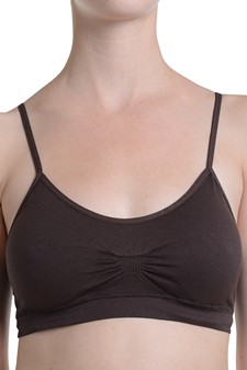 SEAMLESS SPORTS BRA WITH PADDING style 4