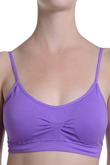 SEAMLESS SPORTS BRA WITH PADDING style 5