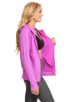 Seamless Active Living Jacket with Hoodie style 3