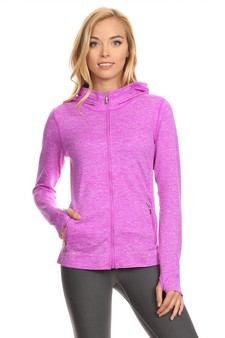 Seamless Active Living Jacket with Hoodie