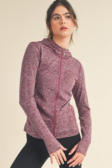 Seamless Active Living Jacket with Hoodie