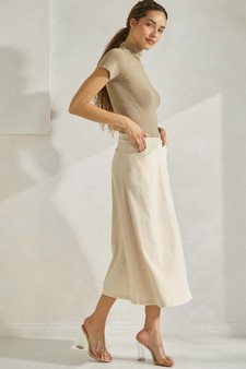 Women's Corduroy Flared Long Skirt style 3