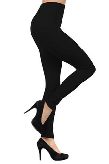 Solid Color Seamless Fleece Lined Legging