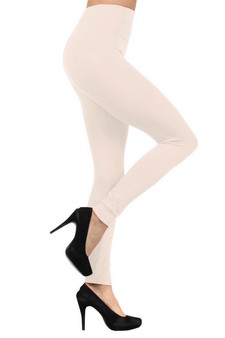 Solid Color Seamless Fleece Lined Legging