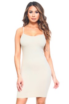 Women's Seamless Cami Slip Dress