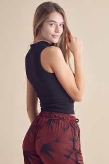 Women’s Always Classy Ribbed Mock Neck Tank (M/L only) style 3