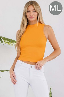 Women’s Always Classy Ribbed Mock Neck Tank (M/L only)