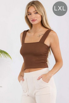 Women’s Seamless Textured Crop Tank (L/XL only)