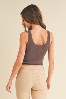 Women's Seamless Reversible Stonewashed Ribbed style 3