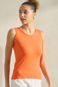 Women’s Reversible High-Low Neckline Seamless Tank style 3