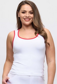 ETA 07/10/25 - Women's U Neck Two Tone Seamless Tank style 4