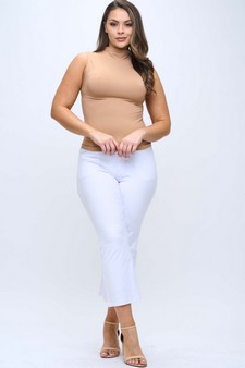 Women's Mock Neck Seamless Sleeveless Tank style 5