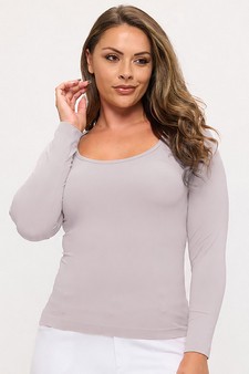 Women’s Sculpted Chic Seamless Long Sleeve Top