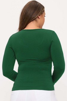 Women’s Sculpted Chic Seamless Long Sleeve Top style 2