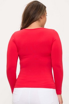 ETA 10/04/25 - Women’s Sculpted Chic Seamless Long Sleeve Top style 2