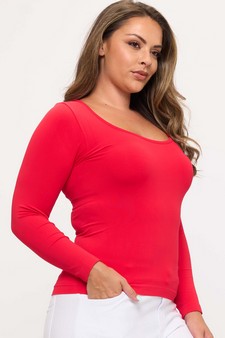 ETA 10/04/25 - Women’s Sculpted Chic Seamless Long Sleeve Top style 3