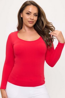 ETA 10/04/25 - Women’s Sculpted Chic Seamless Long Sleeve Top style 4