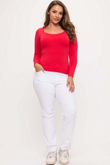 ETA 10/04/25 - Women’s Sculpted Chic Seamless Long Sleeve Top style 5