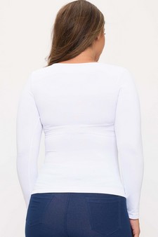 ETA 10/04/25 - Women’s Sculpted Chic Seamless Long Sleeve Top style 2