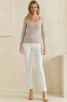 Women’s Sculpted Chic Seamless Long Sleeve Top style 5