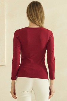 ETA 08/13/26 - Women’s Sculpted Chic Seamless Long Sleeve Top style 2