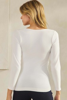 ETA 10/04/25 - Women’s Sculpted Chic Seamless Long Sleeve Top style 2