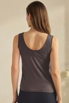 Women's Airsoft Seamless Reversible U-V Neckline Modal Tank Top style 2