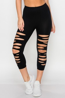 Wholesale RIPPED / DISTRESSED LEGGINGS 