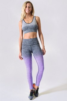 SAMPLE #3 OMBRE ACTIVEWEAR LEGGINGS 2PC