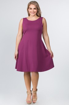 (2 pcs in plus size) Cotton Dress DRS148P, DRS176P style 4