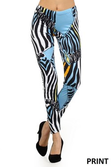 SAMPLE PRINTED LEGGINGS 5 PIECES