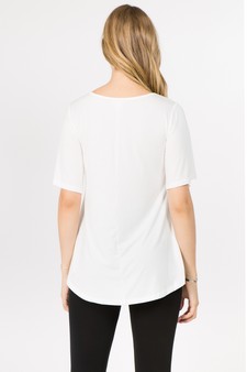 Lady's Bell Short Sleeve Tunic Top style 3