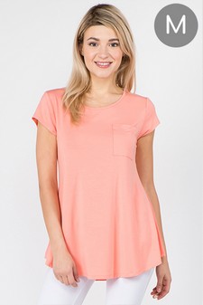 Women's Keyhole Short Sleeve Top (Medium only)