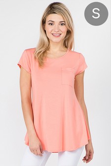 Women's Keyhole Short Sleeve Top (Small only)