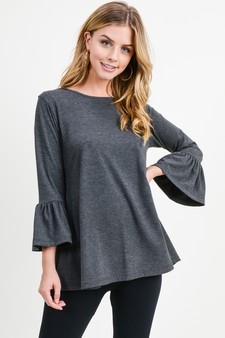 Women's 3/4 Bell Sleeve Top