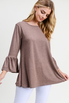 Women's 3/4 Bell Sleeve Top