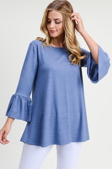 Women's 3/4 Bell Sleeve Top