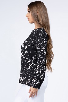 Women's Leopard Surplice Back Top style 3