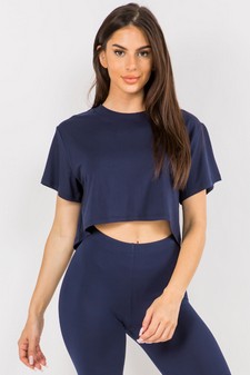 Women's Cropped Crew Tee