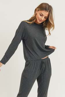 Women's Dropped Shoulder Long Sleeve Top style 3