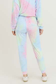 Women’s Long Sleeve Top and Jogger Tie Dye Set style 11