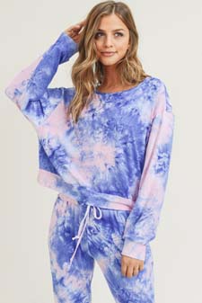 Women’s Long Sleeve Top Tie Dye