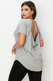 Women’s Find your Zen Open Back Athleisure Top