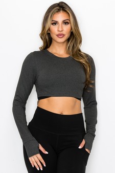 Women's Seamless Athleisure Long Sleeve Top