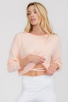 Women’s Tie Details Crop Top