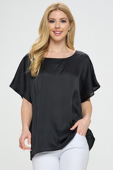 Women’s Casual and Sleek Short-Sleeve Blouse