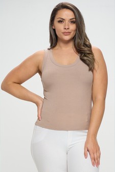 Women’s Soft Ribbed Scoop Neck Tank