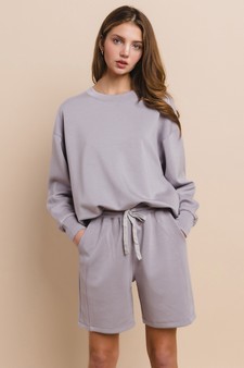 Sporty Chic UltraComfy Shorts Set