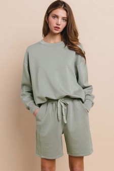Sporty Chic UltraComfy Shorts Set